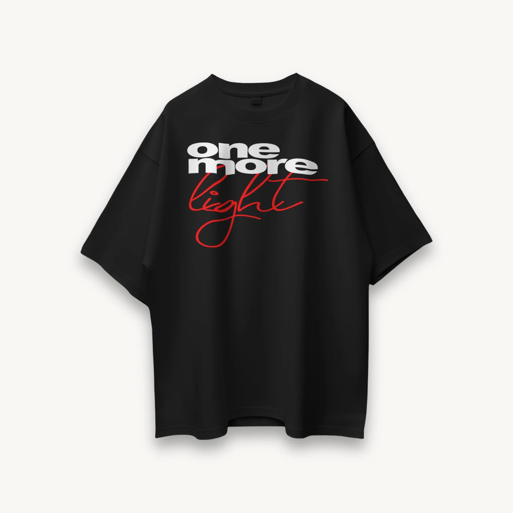 TNC One More Light Black Oversized Tee