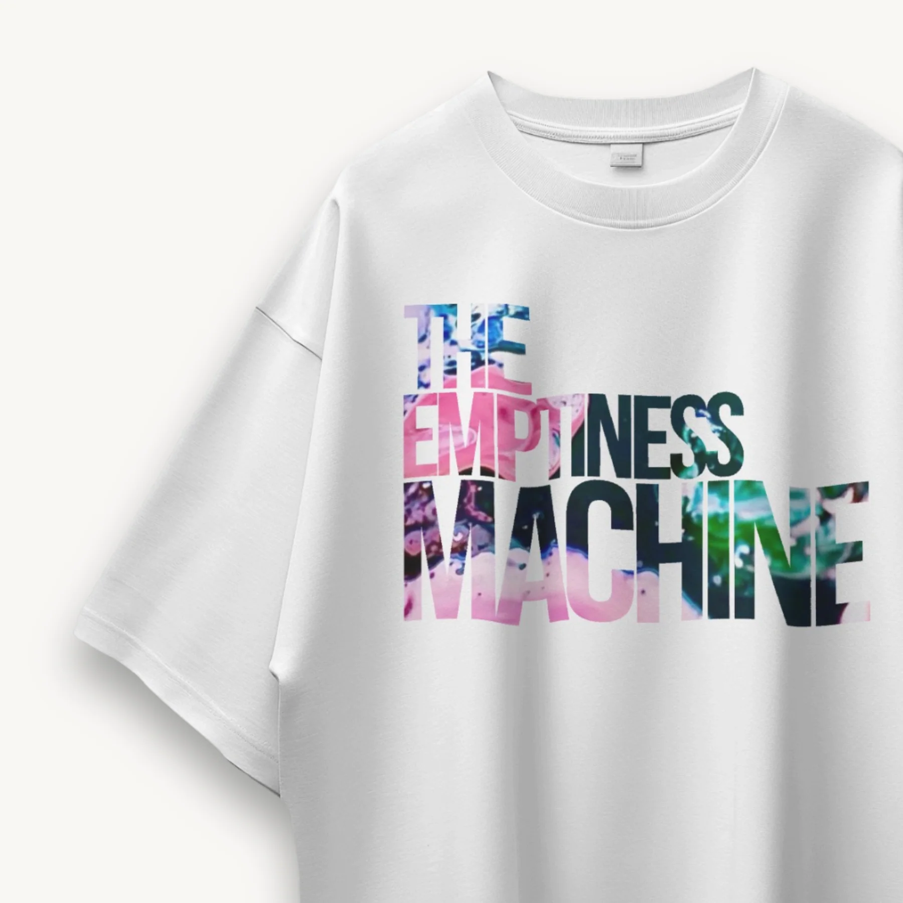 TNC The Emptiness Machine White Oversized Tee - Image 3