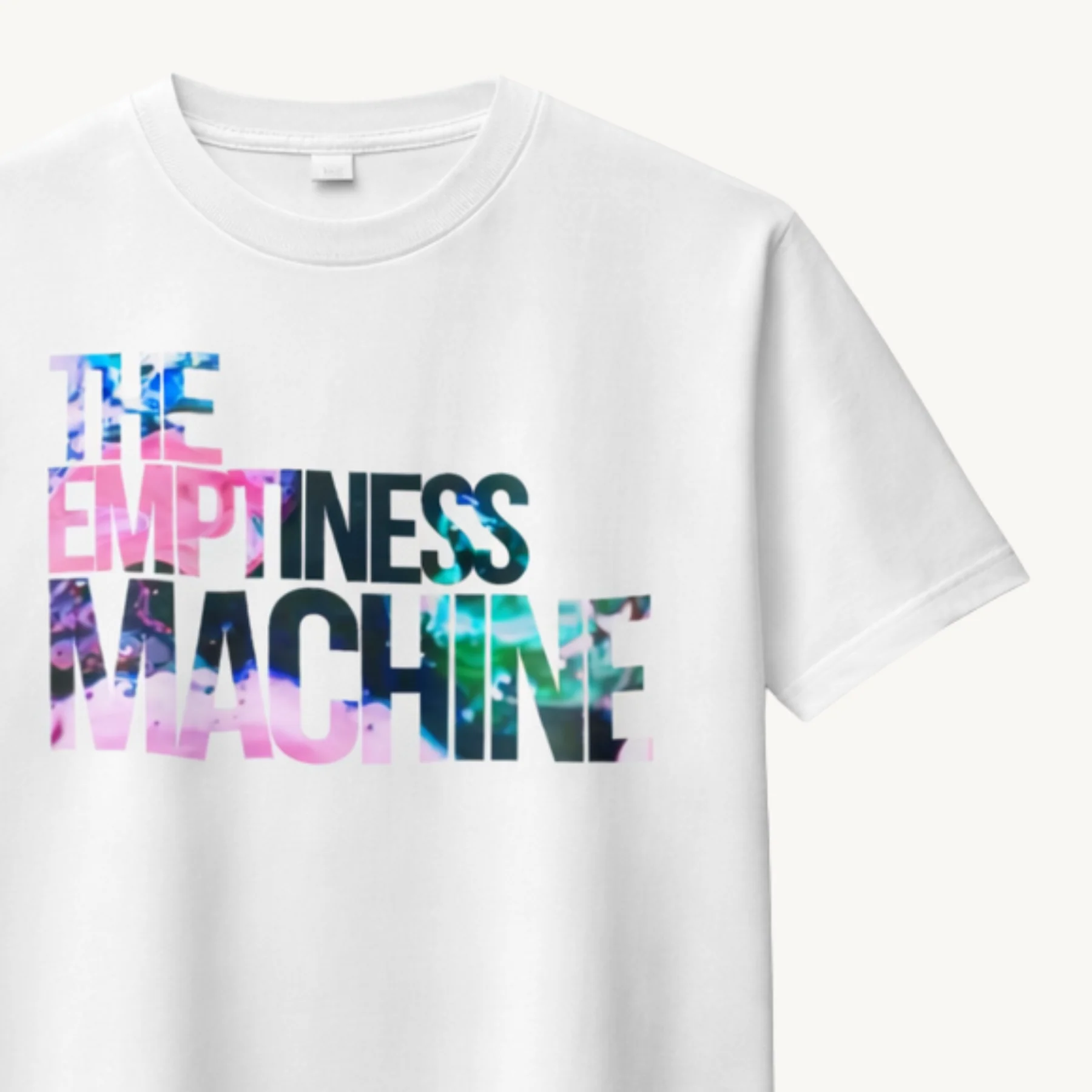 TNC The Emptiness Machine White Regular Tee - Image 3
