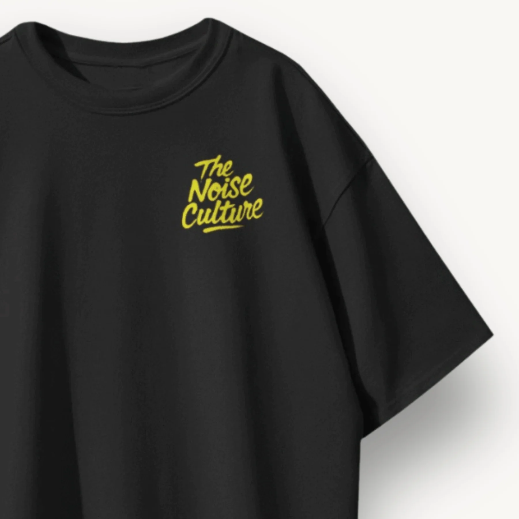 TNC The Noise Culture Black Oversized Tee - Image 3