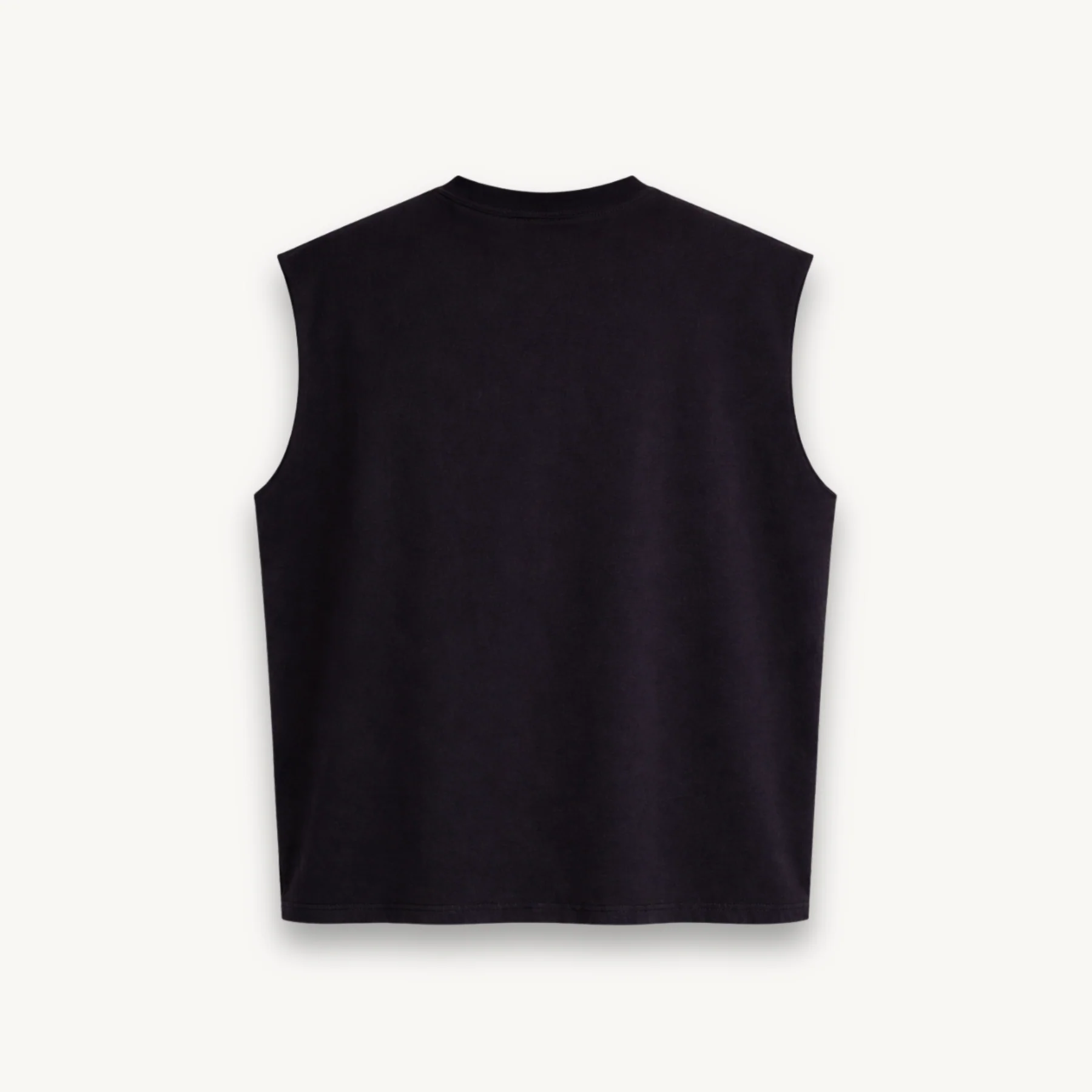 Yungblud AW Dom in Bollywood Black Oversized Muscle Tee - Image 3