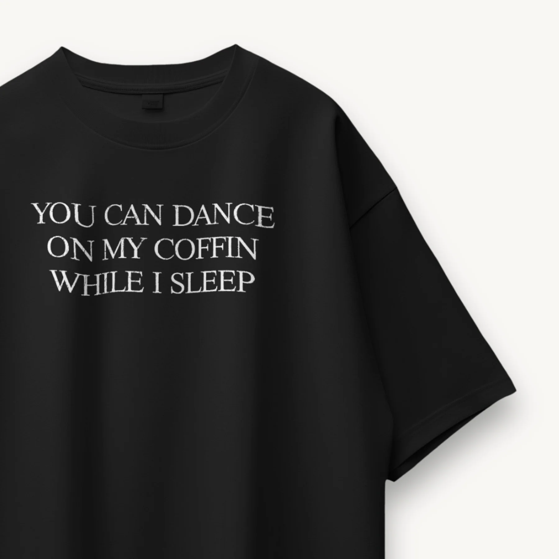 Yungblud Greatest Parade Lyric Black Oversized Tee - Image 3