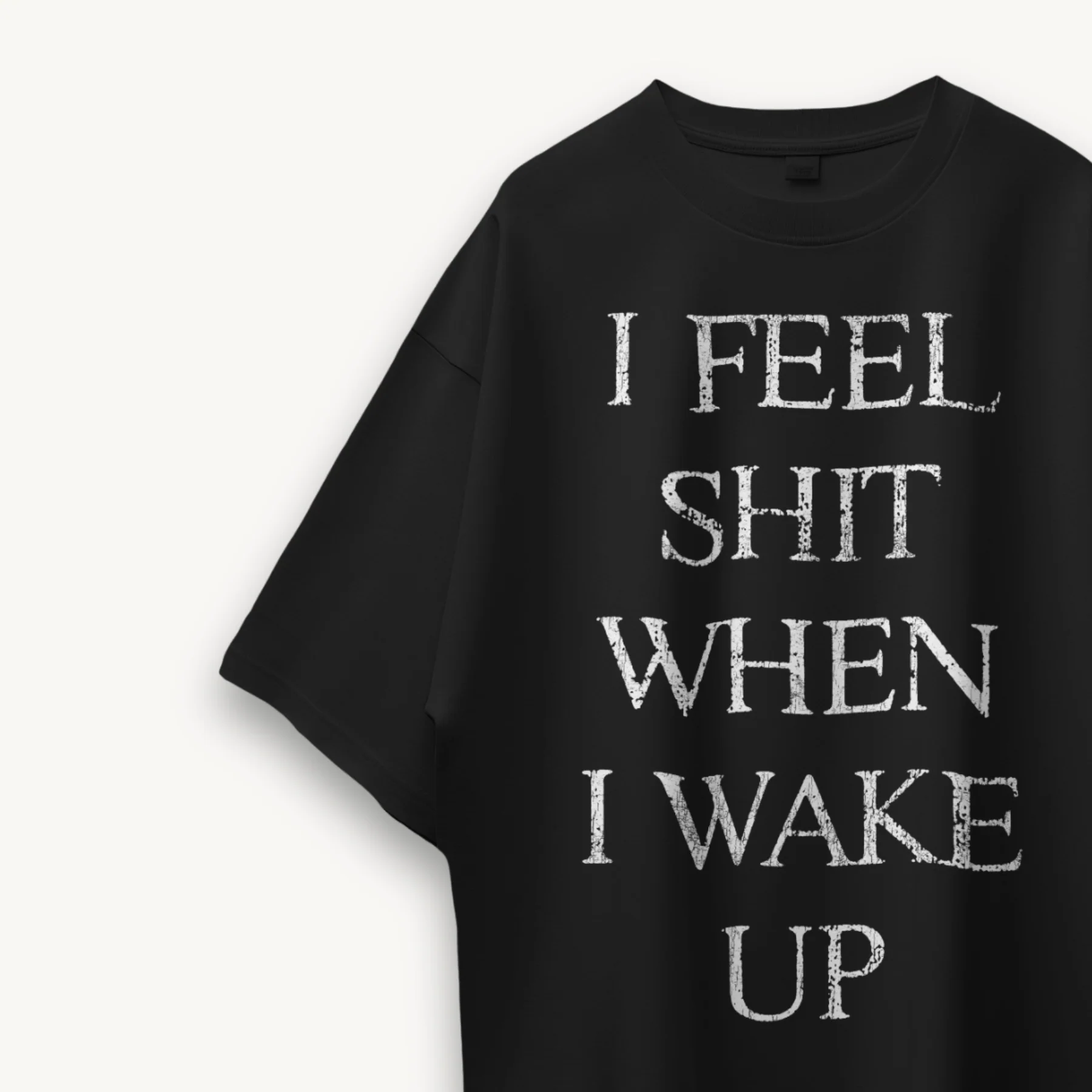 Yungblud Lovesick Lyric Black Oversized Tee - Image 3