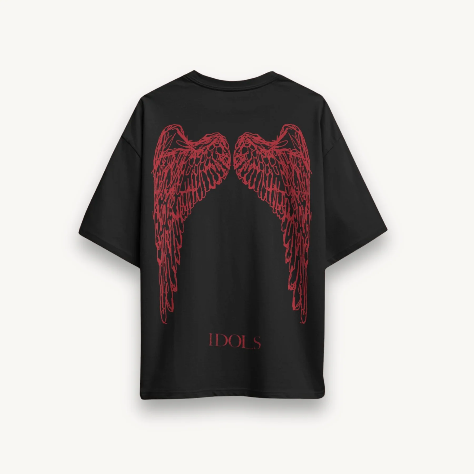 Yungblud Mumbai '26 Wings Black Oversized Tee